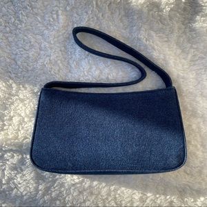 brandy melville blue denim shoulder bag